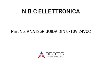 ANA126R GUIDA DIN 0-10V 24VCC