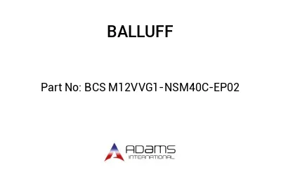 BCS M12VVG1-NSM40C-EP02									