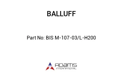 BIS M-107-03/L-H200									
