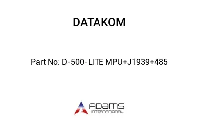 D-500-LITE MPU+J1939+485