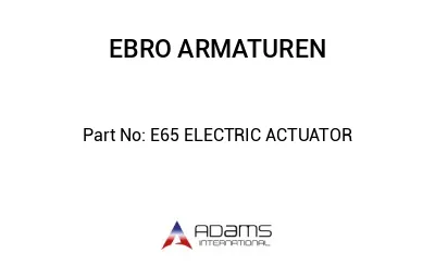 E65 ELECTRIC ACTUATOR