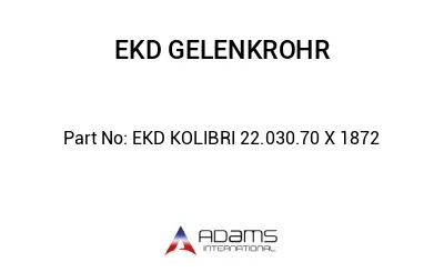 EKD KOLIBRI 22.030.70 X 1872