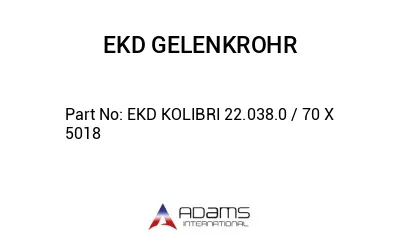 EKD KOLIBRI 22.038.0 / 70 X 5018