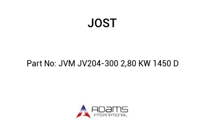 JVM JV204-300 2,80 KW 1450 D