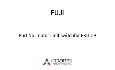 motor limit switchfor FKG CB