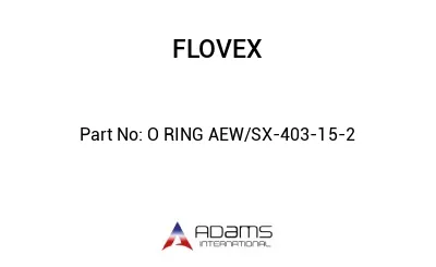 O RING AEW/SX-403-15-2