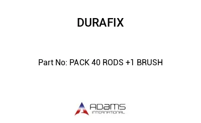 PACK 40 RODS +1 BRUSH