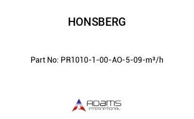 PR1010-1-00-AO-5-09-m³/h