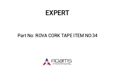 ROVA CORK TAPE ITEM NO:34