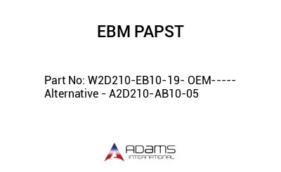 W2D210-EB10-19- OEM----- Alternative - A2D210-AB10-05